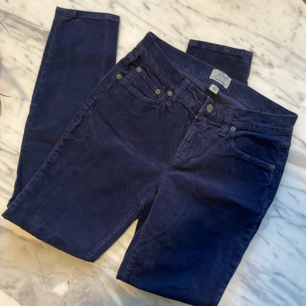 J. Crew Toothpick corduroy pants
